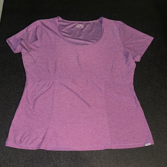 Eddie Bauer Women's Lavender Short Sleeve Tee - Picture 1 of 6
